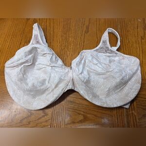 Bali Minimizer Bra 34DDD Underwire Passion for Comfort Fan Leaf Print 3385